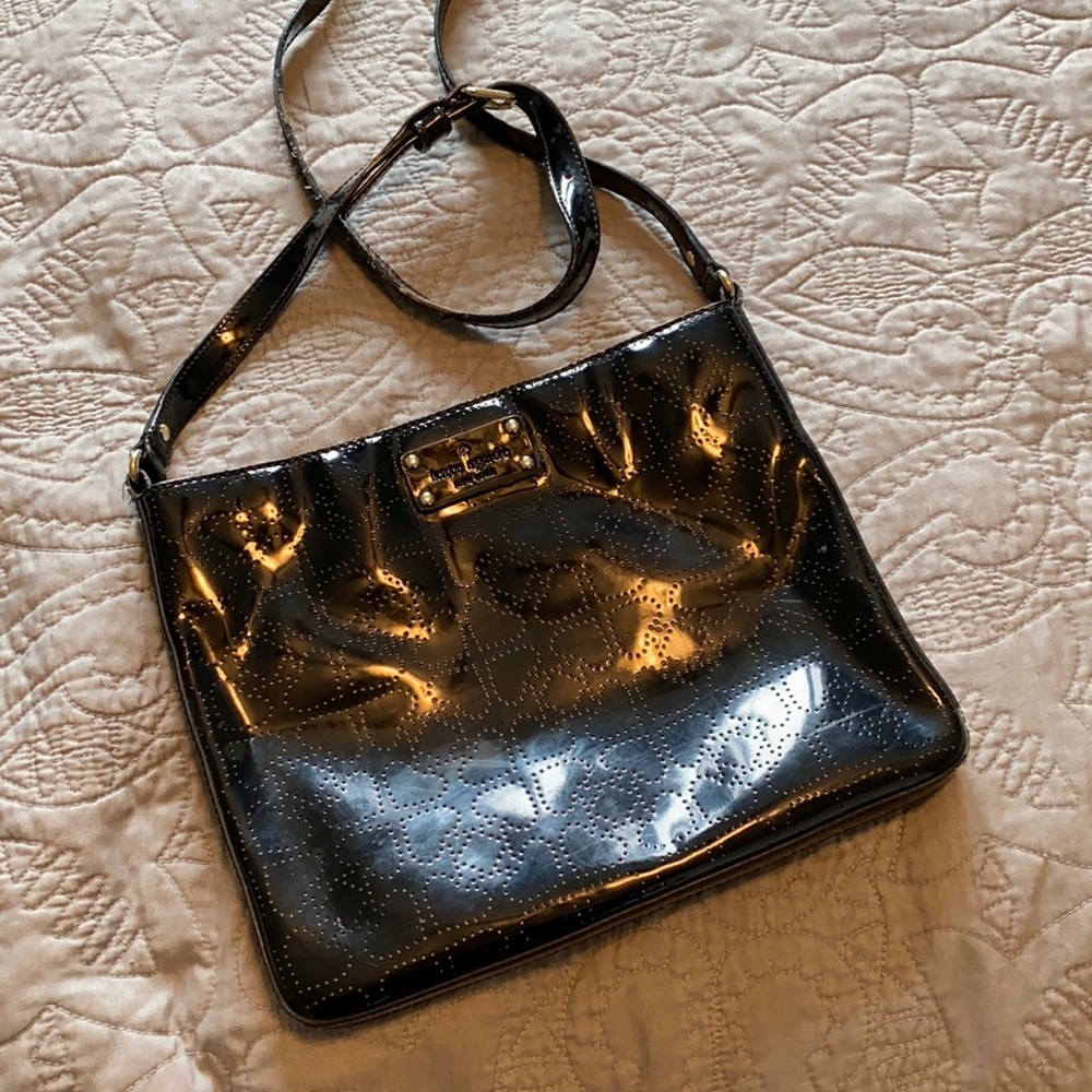 Kate Spade crossbody, patent leather purse